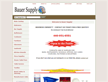 Tablet Screenshot of bauersupply.com